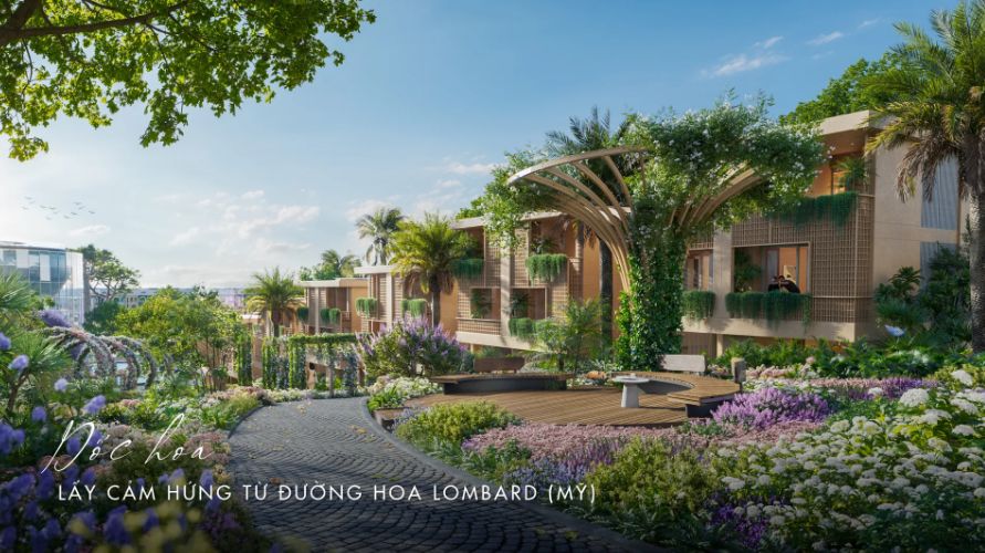 Cho thuê biệt thự La Tiên Villa – Hướng Đông Nam, gần biển, không gian xanh thoáng mát